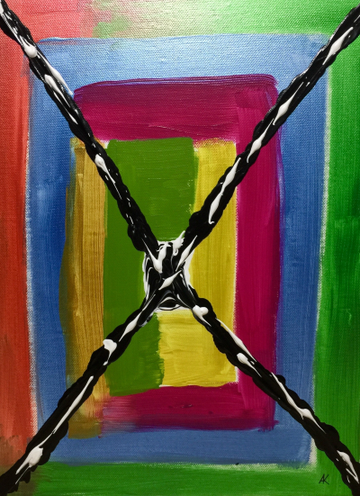 30(W) x 40(H) - Acrylic on canvas
